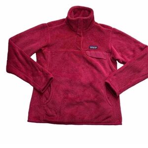 Patagonia Women’s Retool Snap Pink T Fleece Pullover Jacket